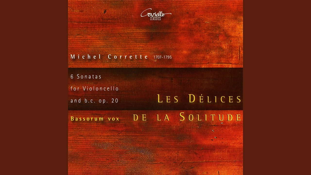 Sonatas for Cello and Basso Continuo, Op. 20, No. 6 in D Minor: I. Allegro moderato