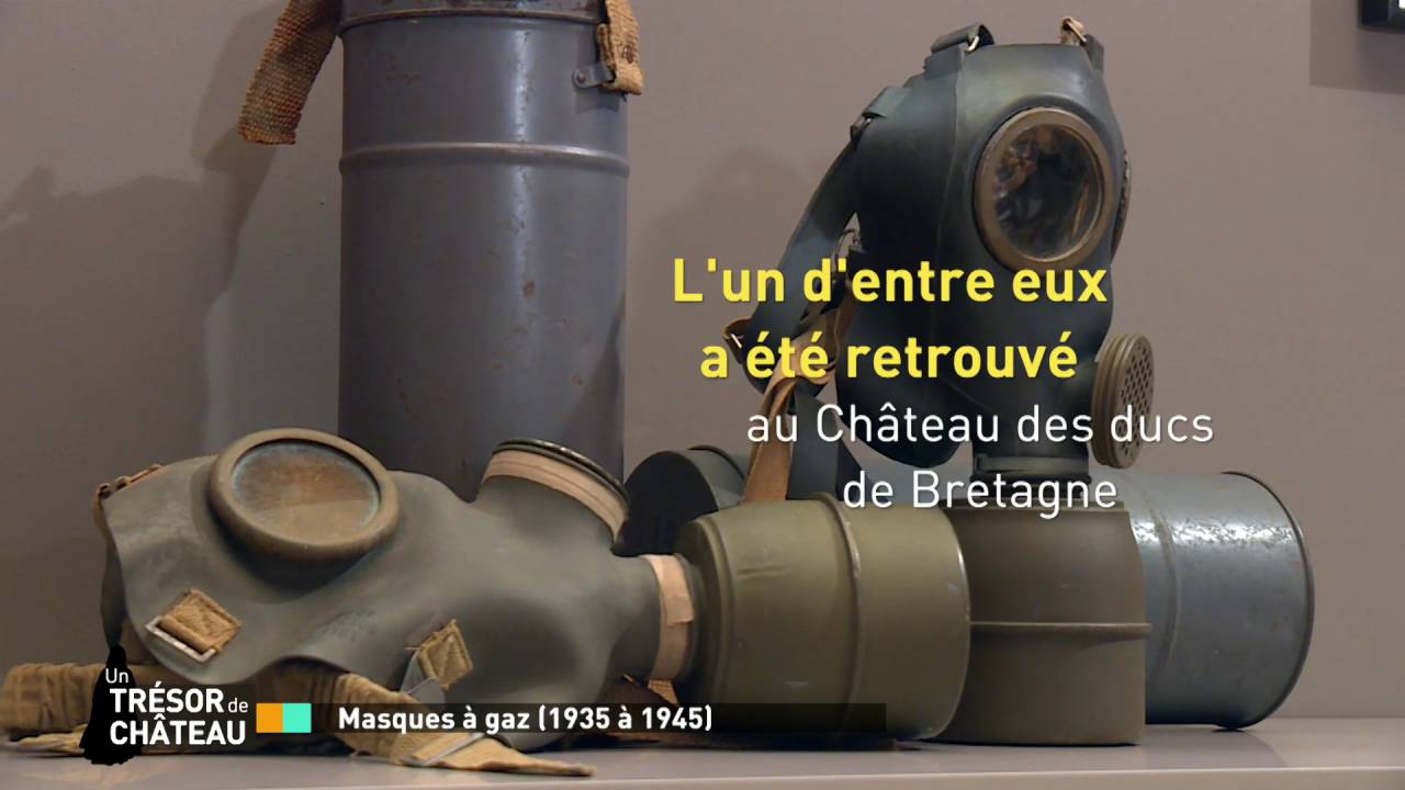Un trésor de Château : Masques à gaz (1935 à 1945)