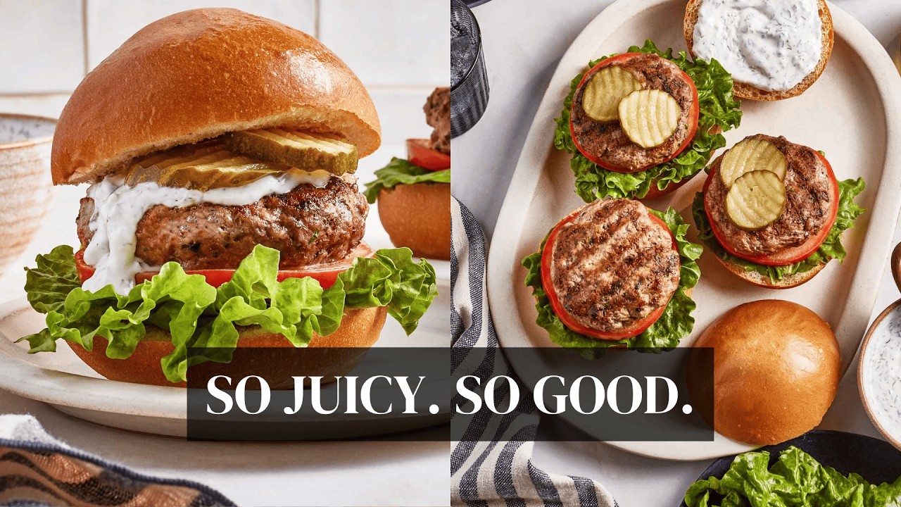 The Most Flavorful Mediterranean Lamb Burger You’ll Ever Make (In Under 30 Minutes!)