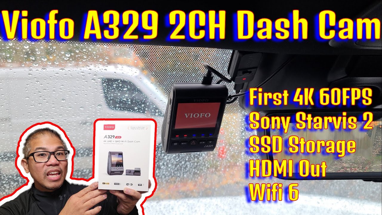 How to install Viofo A329 2Ch Dash Cam