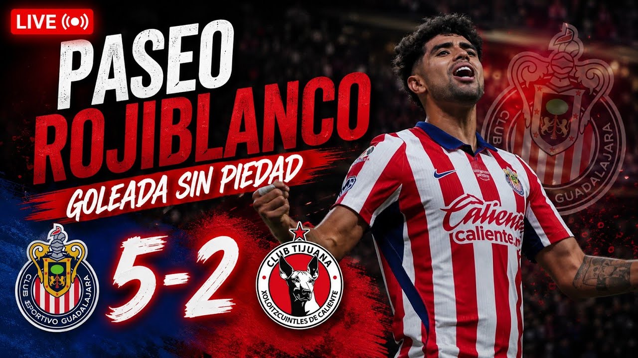 RESUMEN - CHIVAS 5-2 TIJUANA | PASEO ROJIBLANCO ANTE TIJUANA 