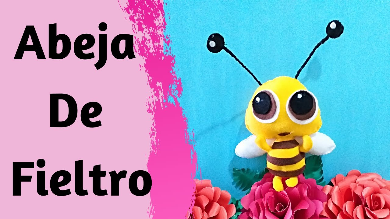 ABEJA DE FIELTRO FÁCIL| COMO HACER UN PELUCHE | EASY FELT BEE