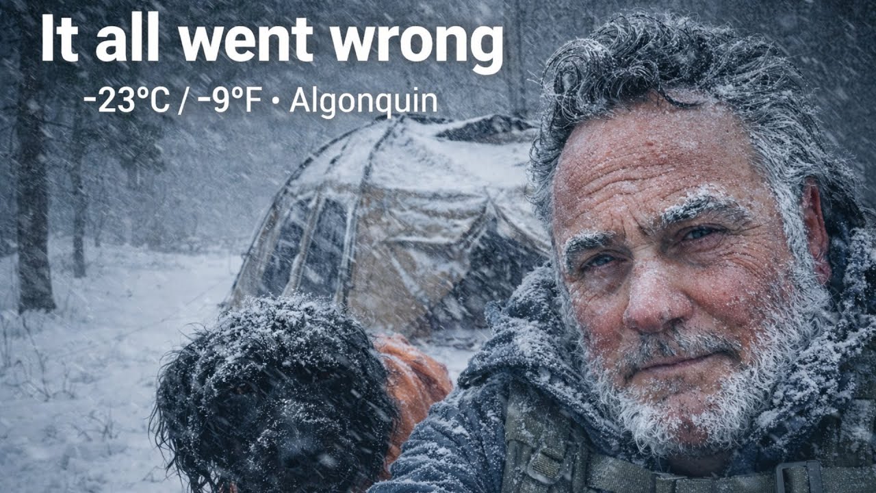 It All Went WRONG at –23°C / –9°F |  Winter Camping at Mew Lake in Algonquin Park