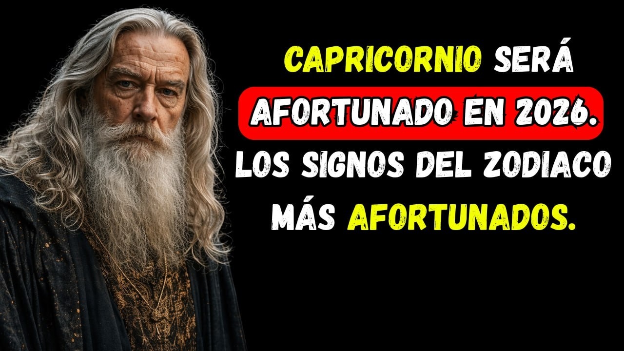 Nostradamus predijo: Capricornio será afortunado en 2026. Los signos del zodiaco más afortunados.