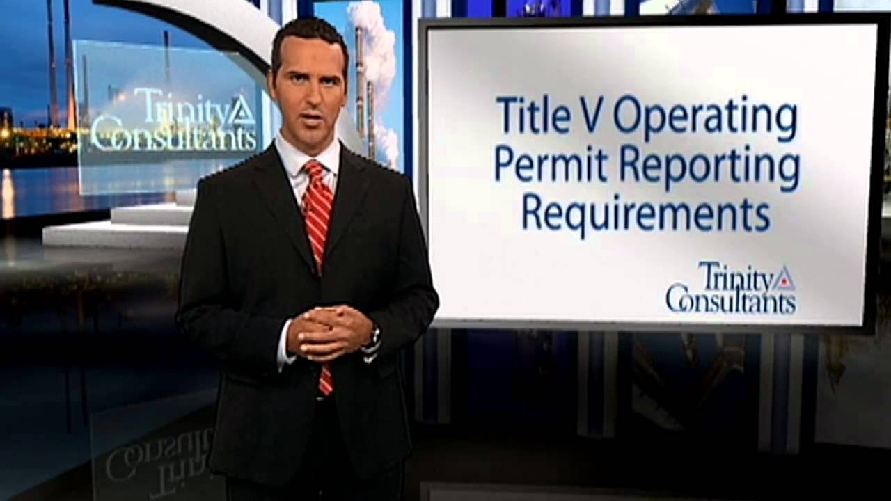 Title V Operating Permit Reporting Requirements