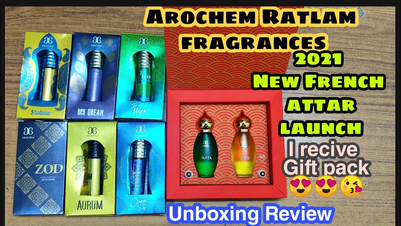 Arochem Ratlam Gift Pack of Attars 😍😍 || 2021 new launch attar of arochem fragrances || French attar