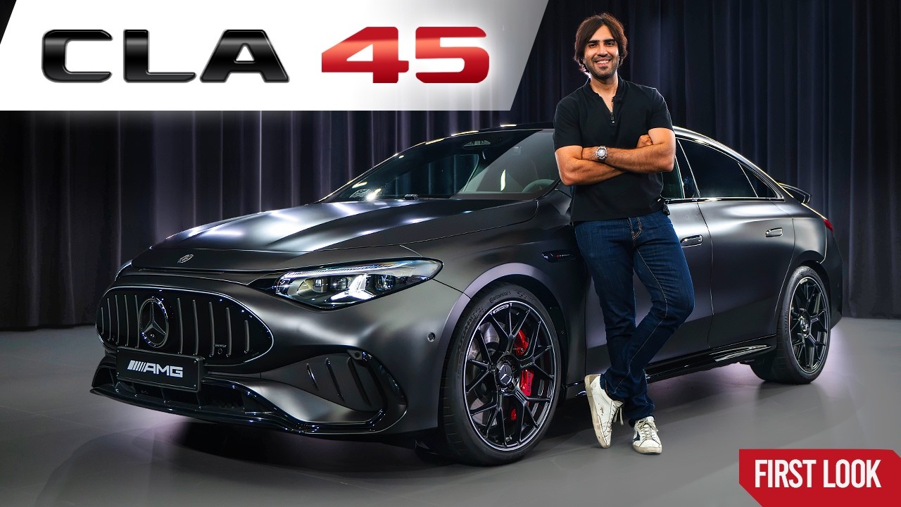 Первый взгляд на новый CLA 45! Электрический преемник A45 от AMG с мощностью 680 л.с.!
