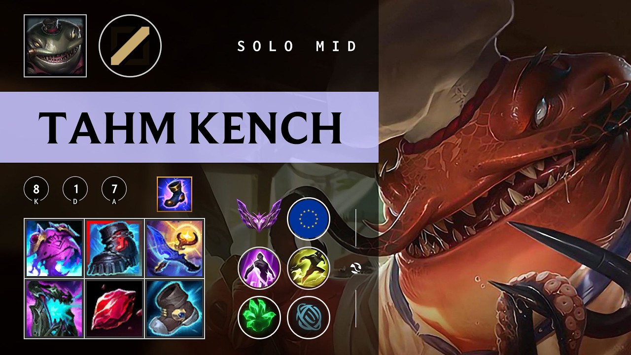 Tahm Kench Mid vs Karma - EUW Master Patch 26.05