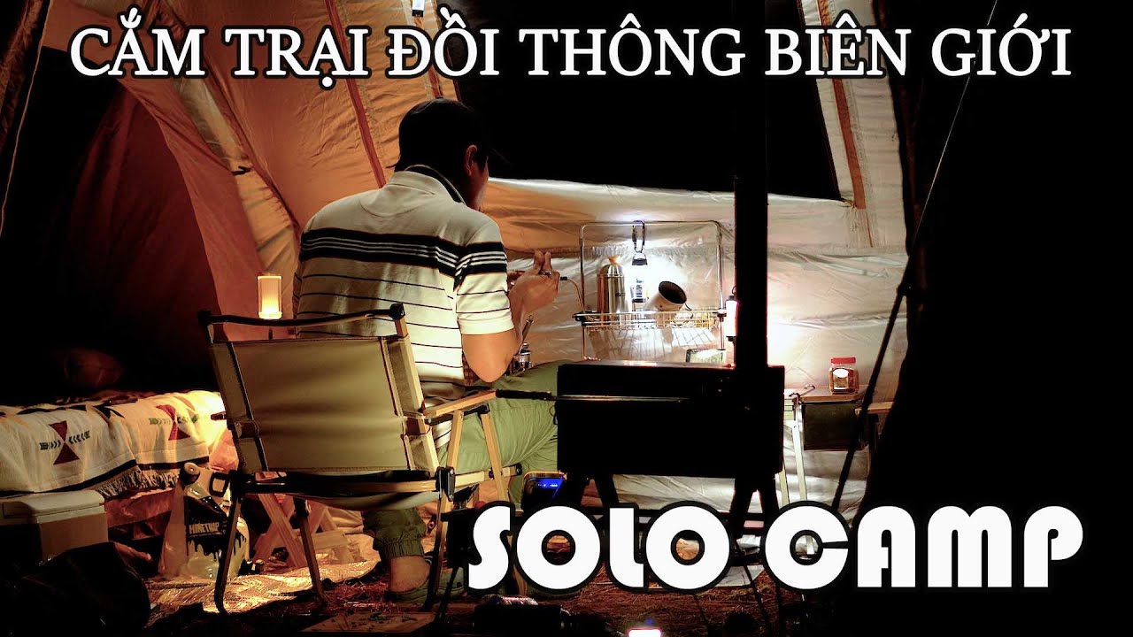 Cắm trại rừng Bù Gia Mập - Đắk Nông | Xem đội tuyển U23 Việt Nam trong rừng | Solocamping