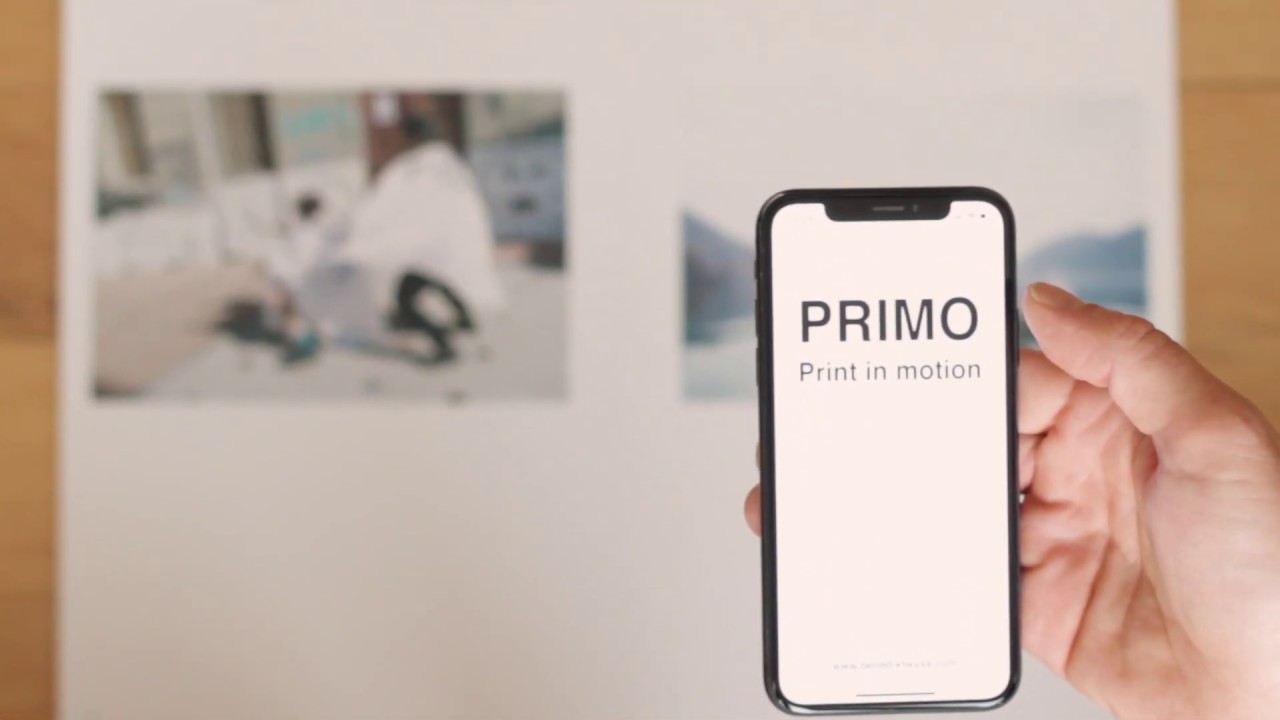 PRIMO Print in motion App Demo Video