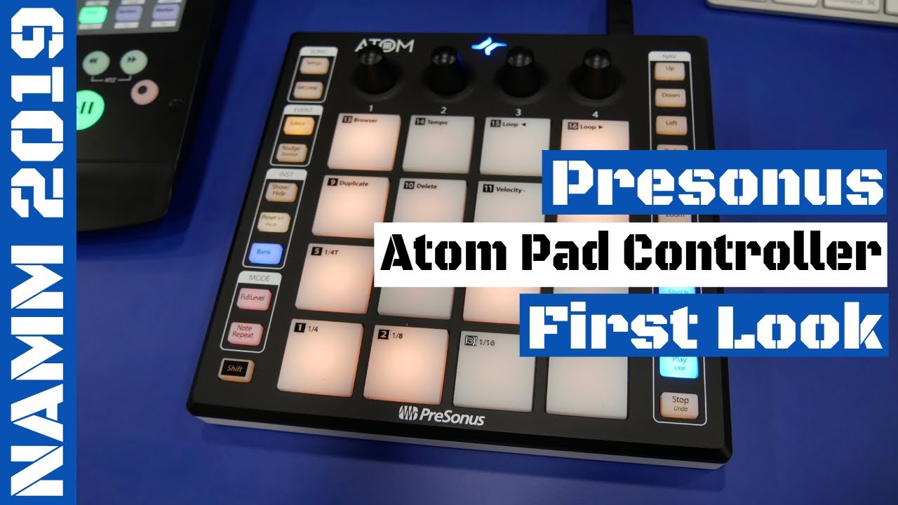 NAMM 2019: Presonus Atom Pad Controller For Beat Producers! | SYNTH ANATOMY