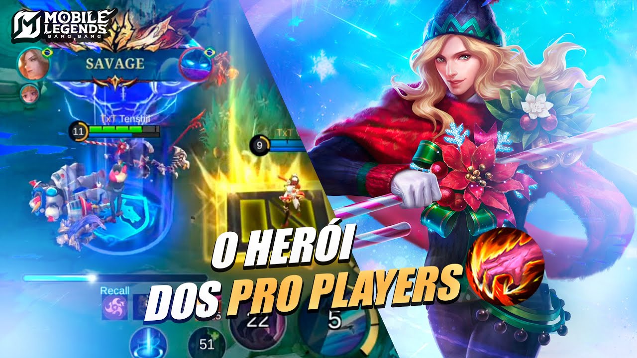 O JUNGLE Favorito dos PRO PLAYERS  - Lancelot Gameplay | Mobile Legends