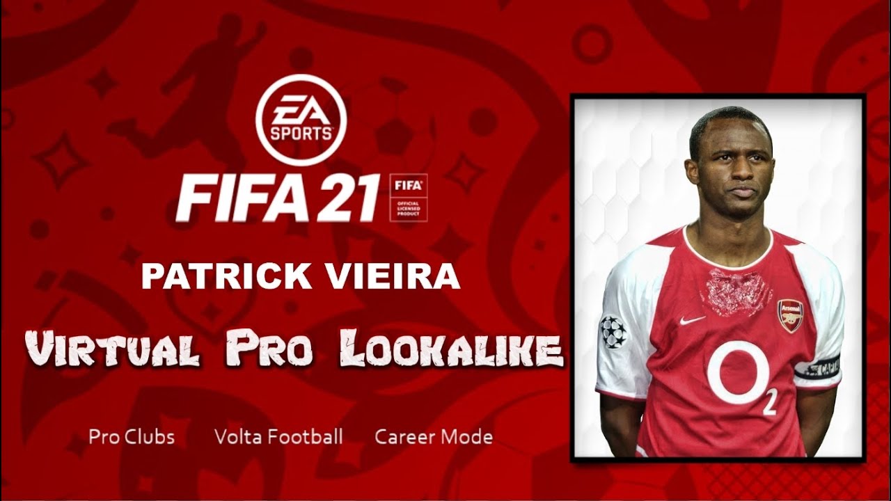 FIFA 21 - How to Create Patrick Vieira - Pro Clubs