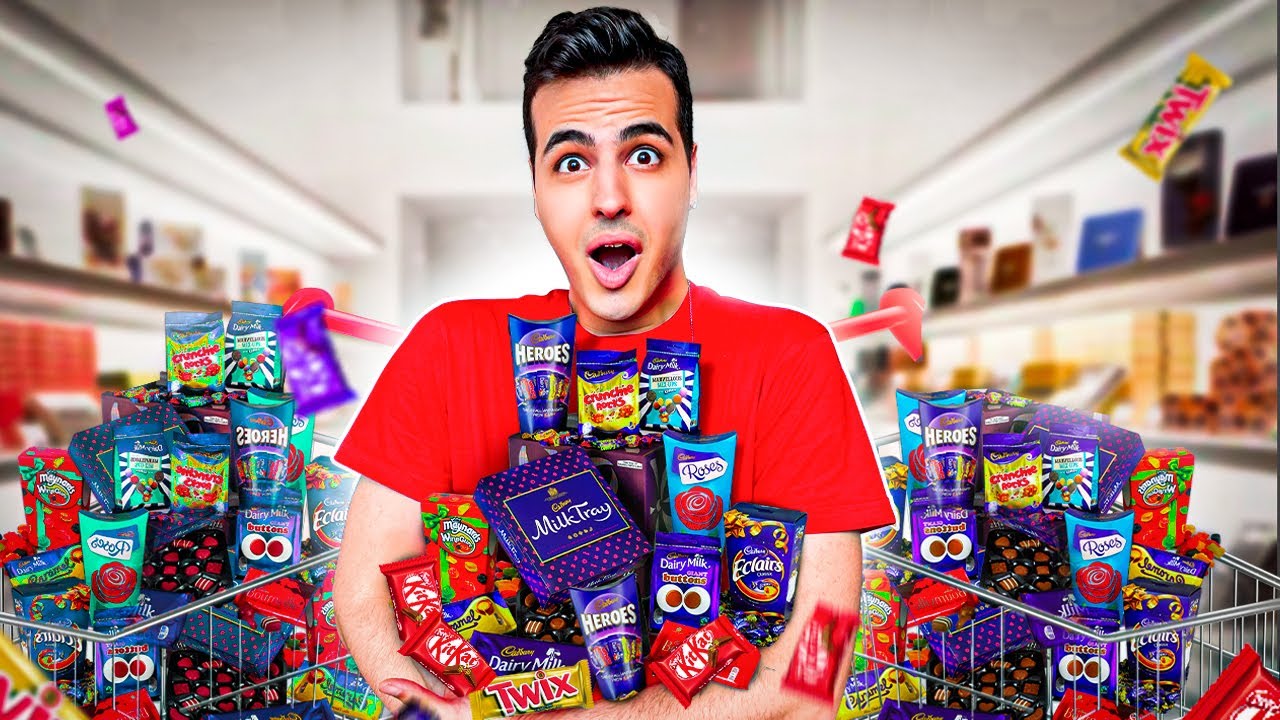 MIXING EVERY CHOCOLATE IN THE WORLD 😲 تمام شکلات های جهان رو با هم قاطی کردم
