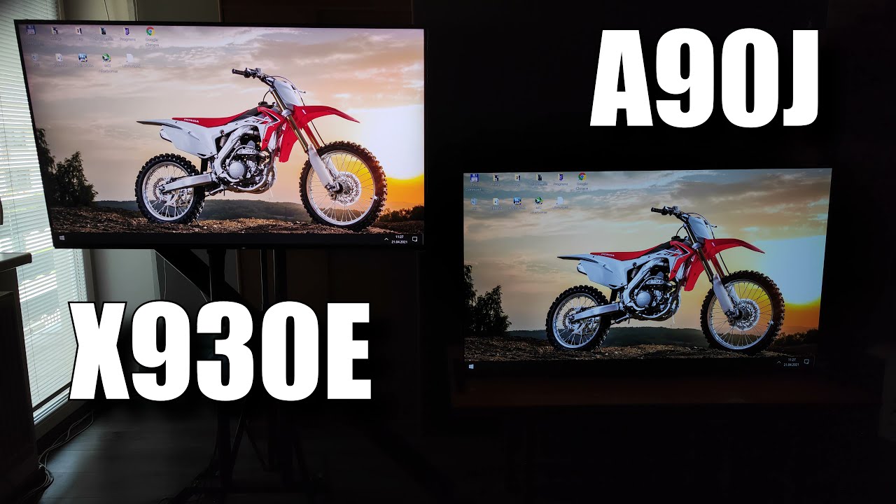 SONY X930E LCD (2017) vs SONY A90J OLED (2021)