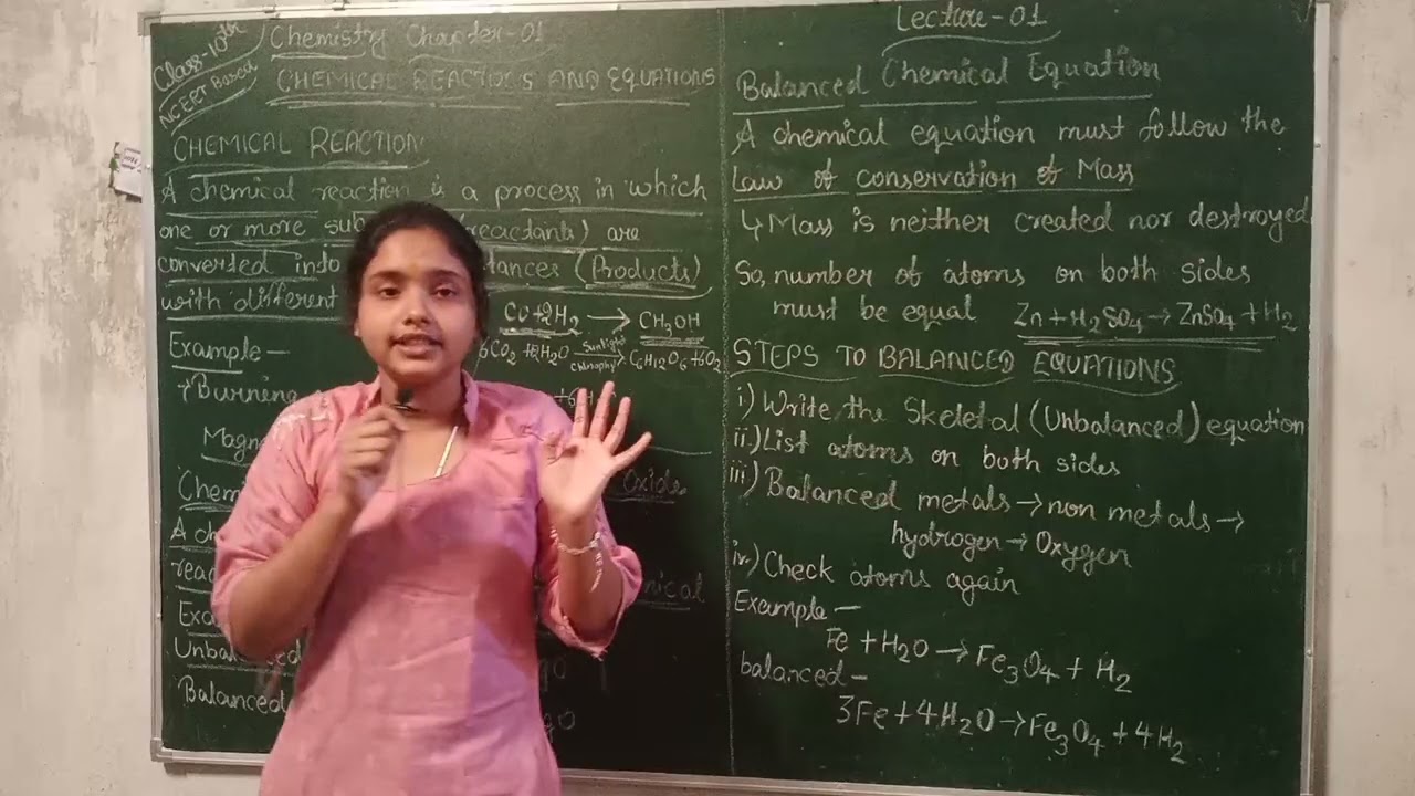 Class 10th chemistry chapter 1 chemical reactions and equations lecture 1 
