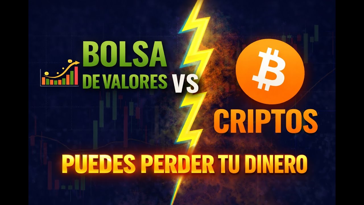 CRIPTOS VS BOLSA DE VALORES ¿DÓNDE COLOCAR TUS AHORROS?_