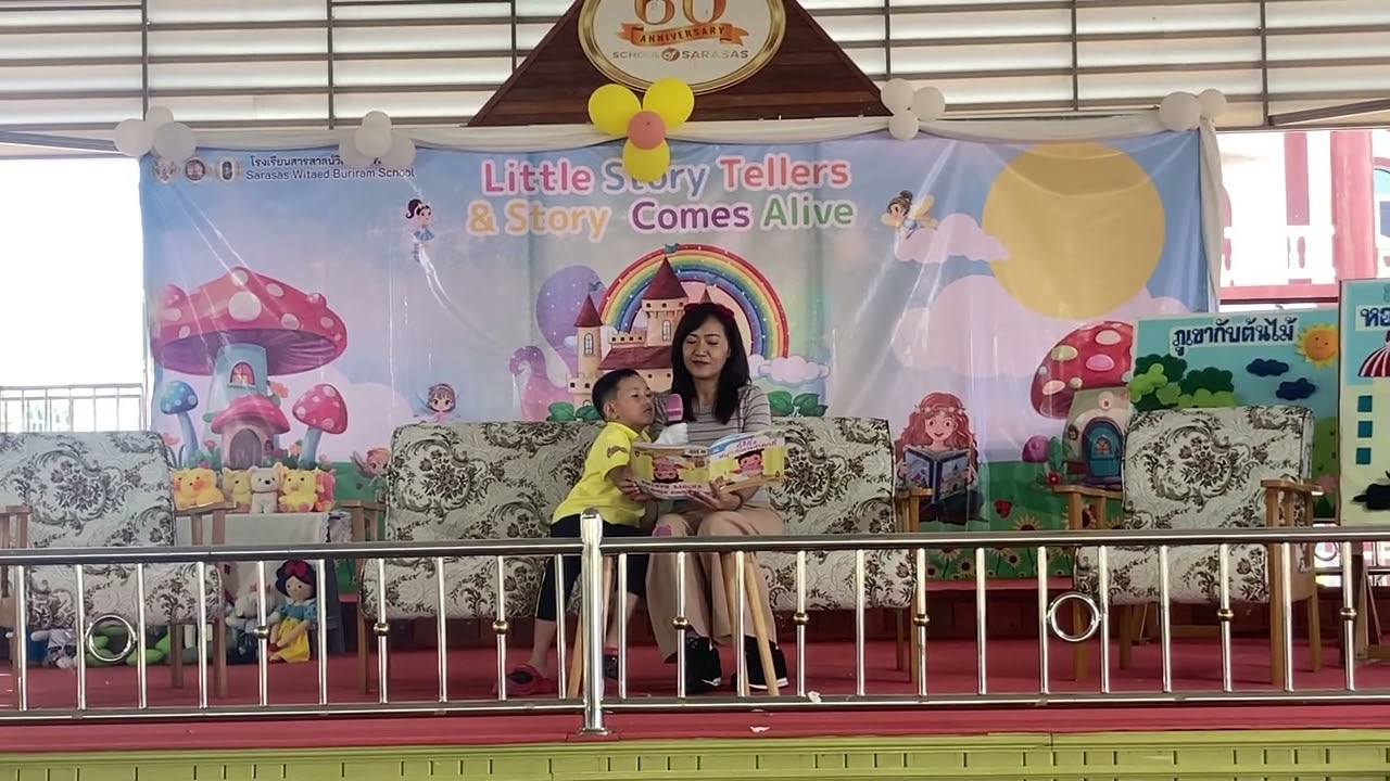 Story telling Mommy and Bodhi KG3/1