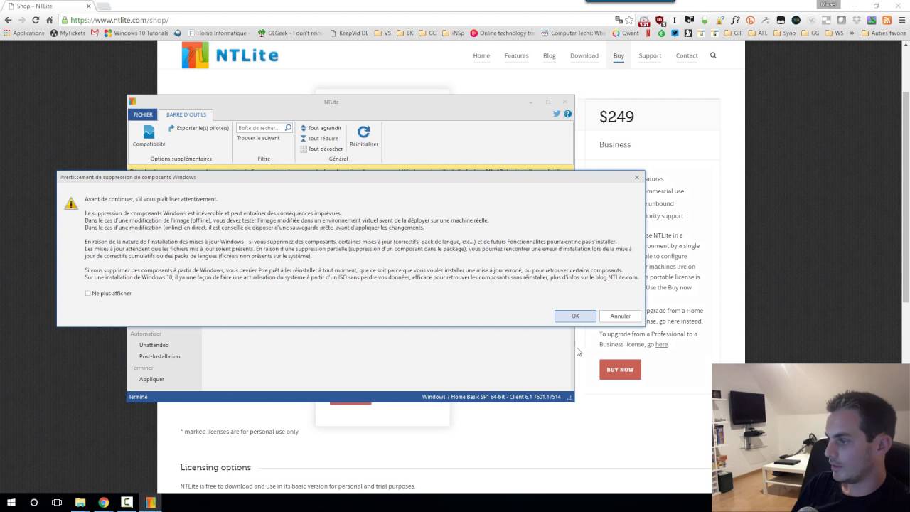 Int&eacute;grer des mises &agrave; jour Windows &agrave; un ISO avec NTLite