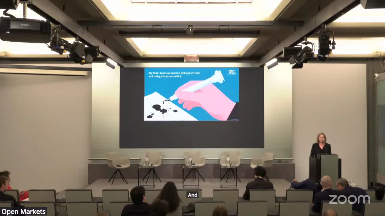 Presentation from Dr. Courtney Radsch & Max von Thun at the Future of Democracy Conference (Day 1)