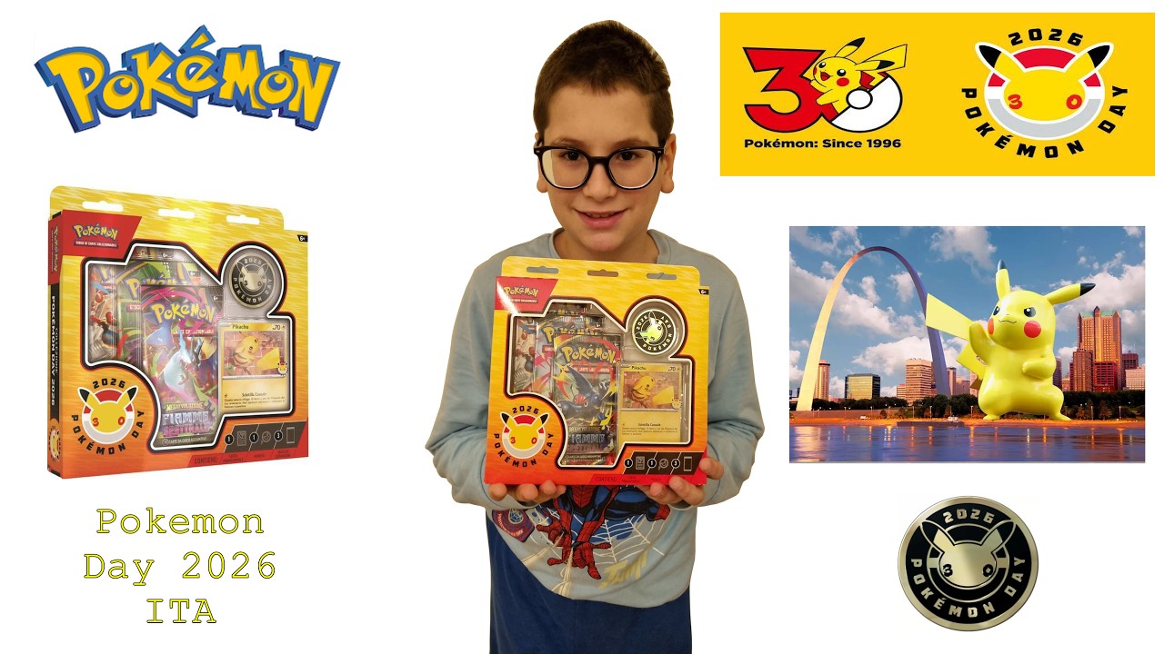 Collezione Pokemon Day 2026!Trentesimo anniversario! Carta promo Pikachu. Mega Kangaskhan ex 164/132