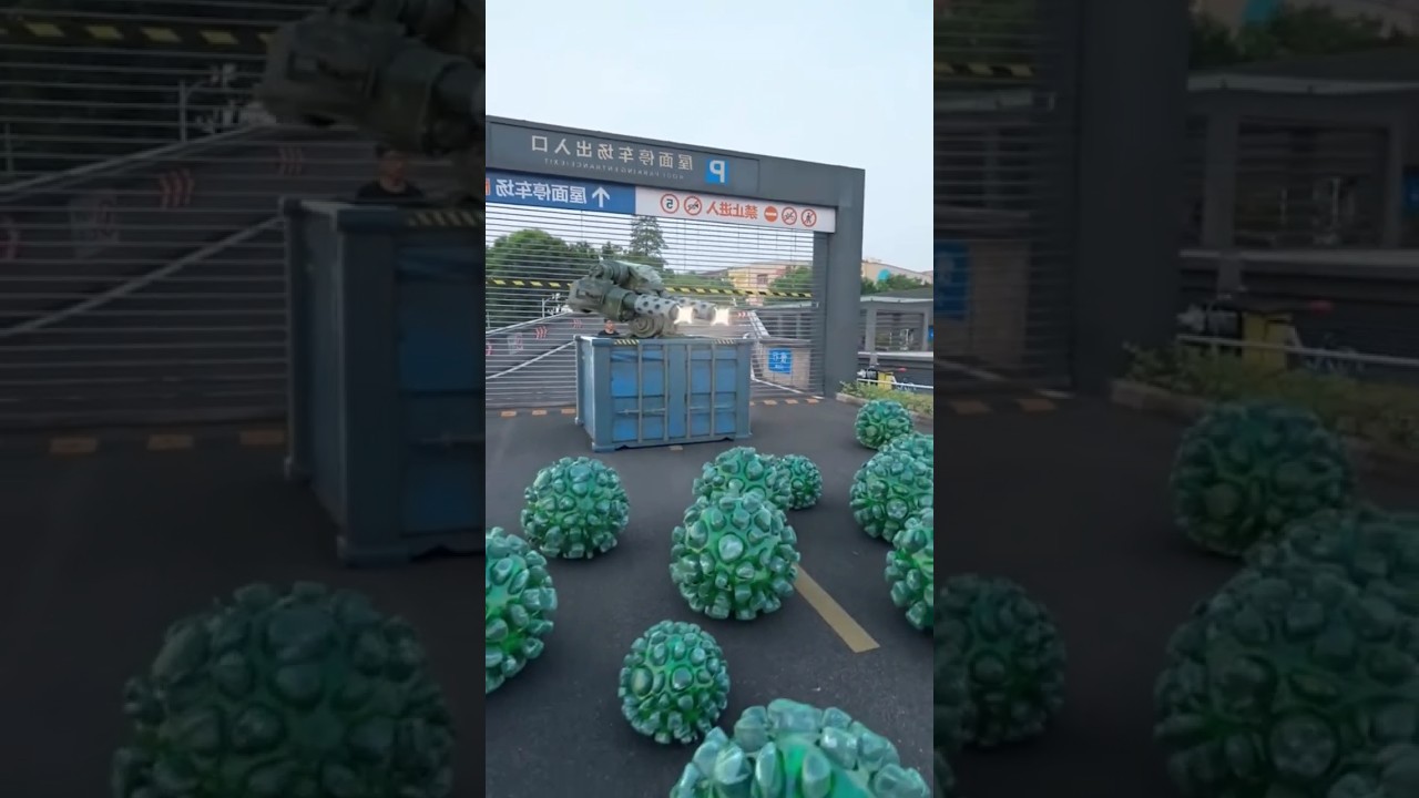 Future technology according to the imagination. Virus.