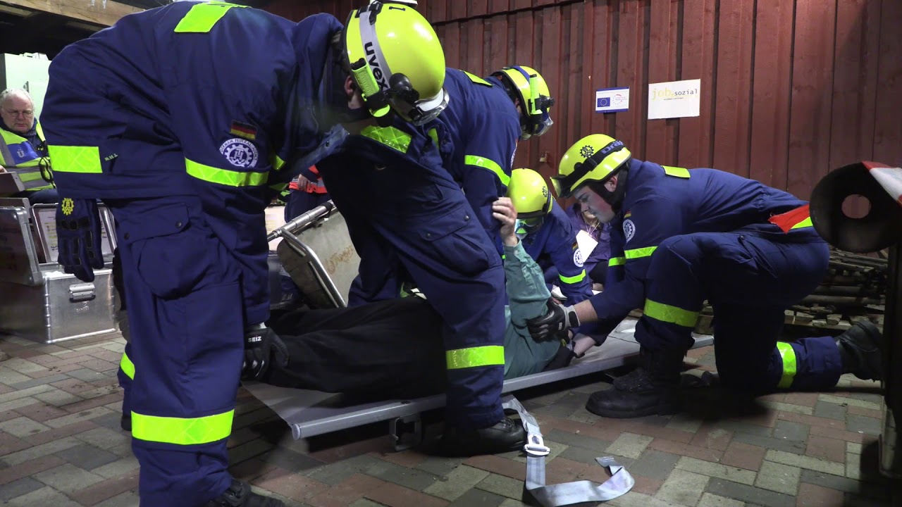 Katastrophenschutzübung in Lüneburg