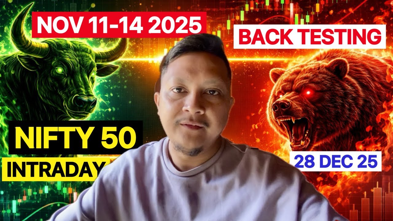 Back Testing Nov 11 to 14 NIFTY 50 Option Intraday @Rinkutradingjourney 