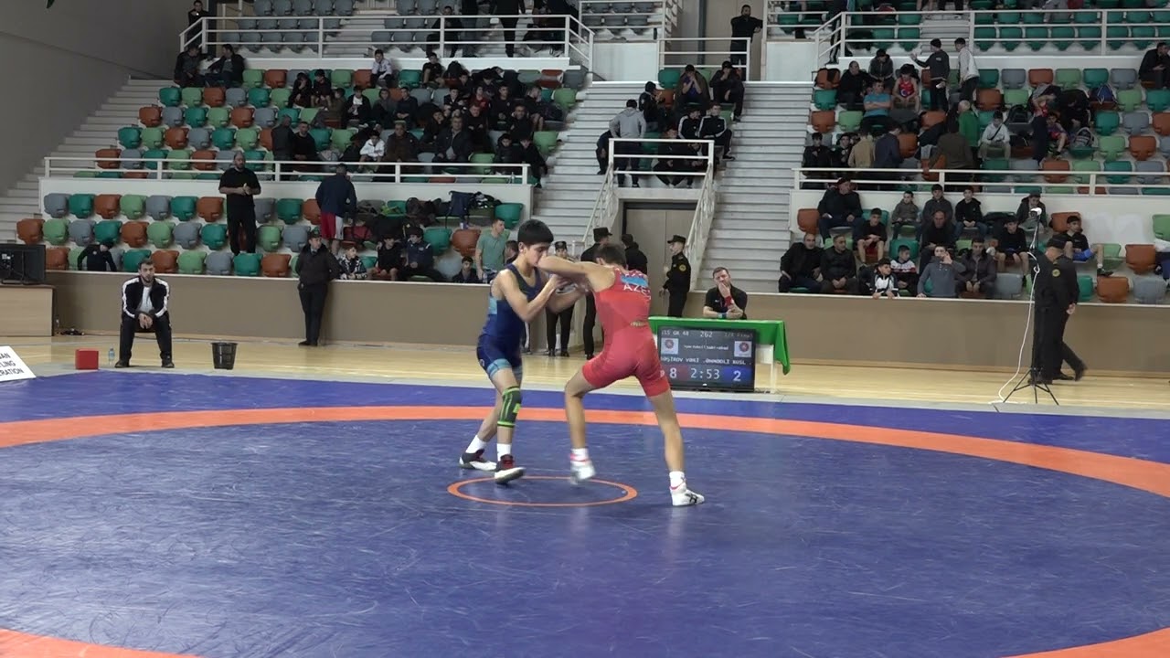 1/4 final GR - 48 kg: Vəkil Bəşirov - Ruslan Əhmədli