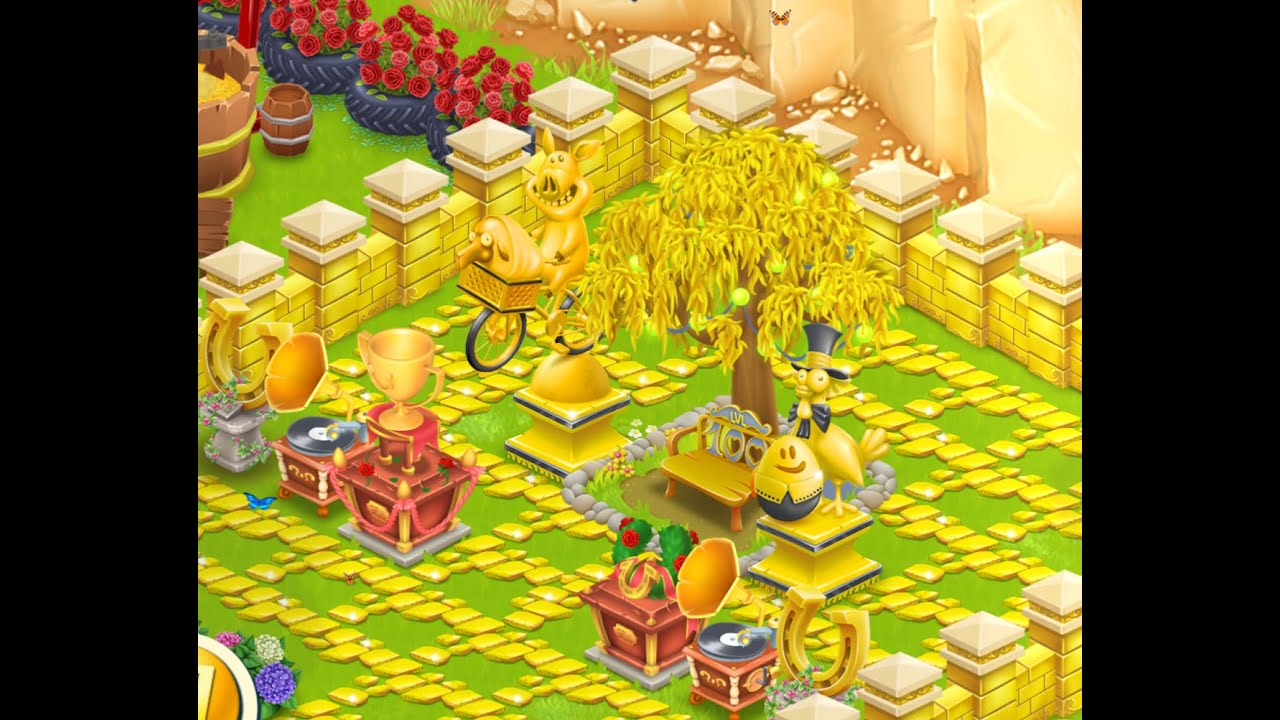 Let's Play Hay Day Level 100 der goldene Baum kommt 😊