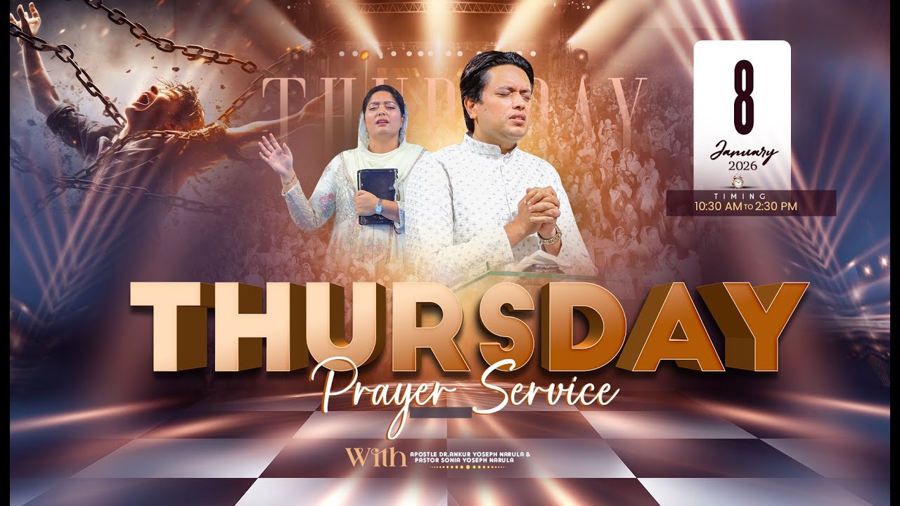 THURSDAY MEETING (08-01-2026) | #live @AnkurNarulaMinistries   ​