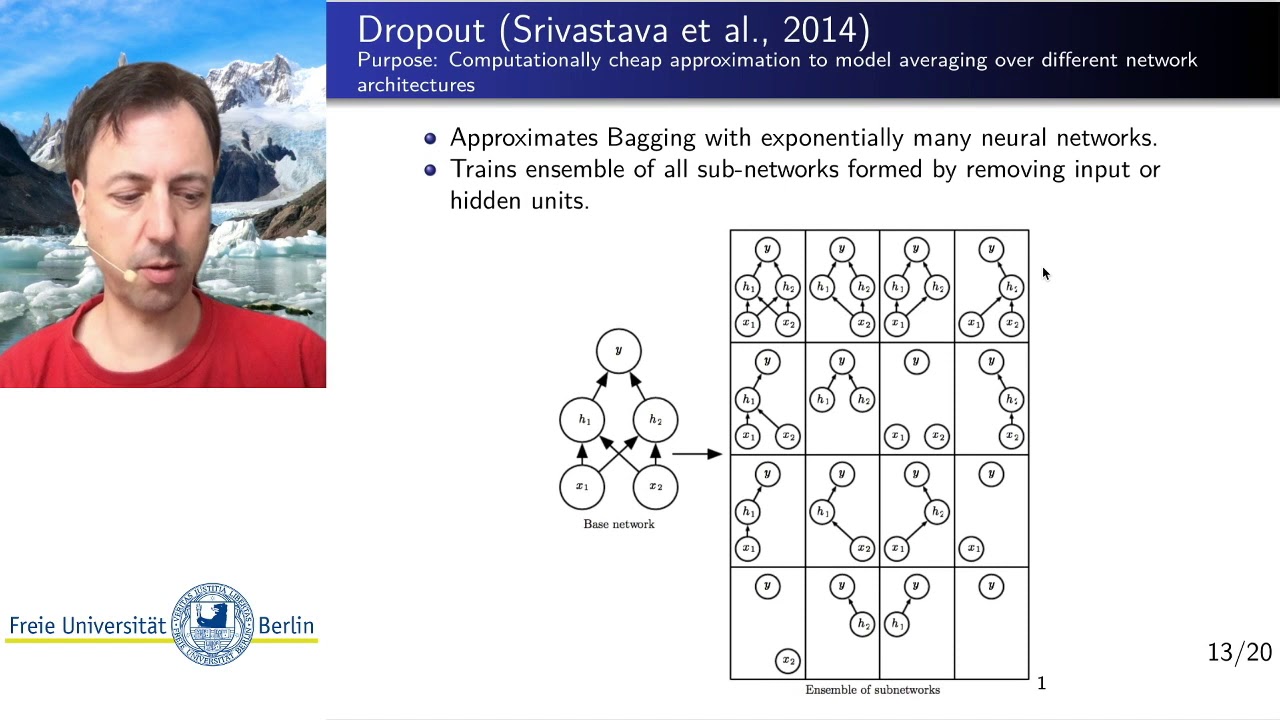 Deep Learning Lecture 9.4 - Bagging, Dropout, adversarial attacks