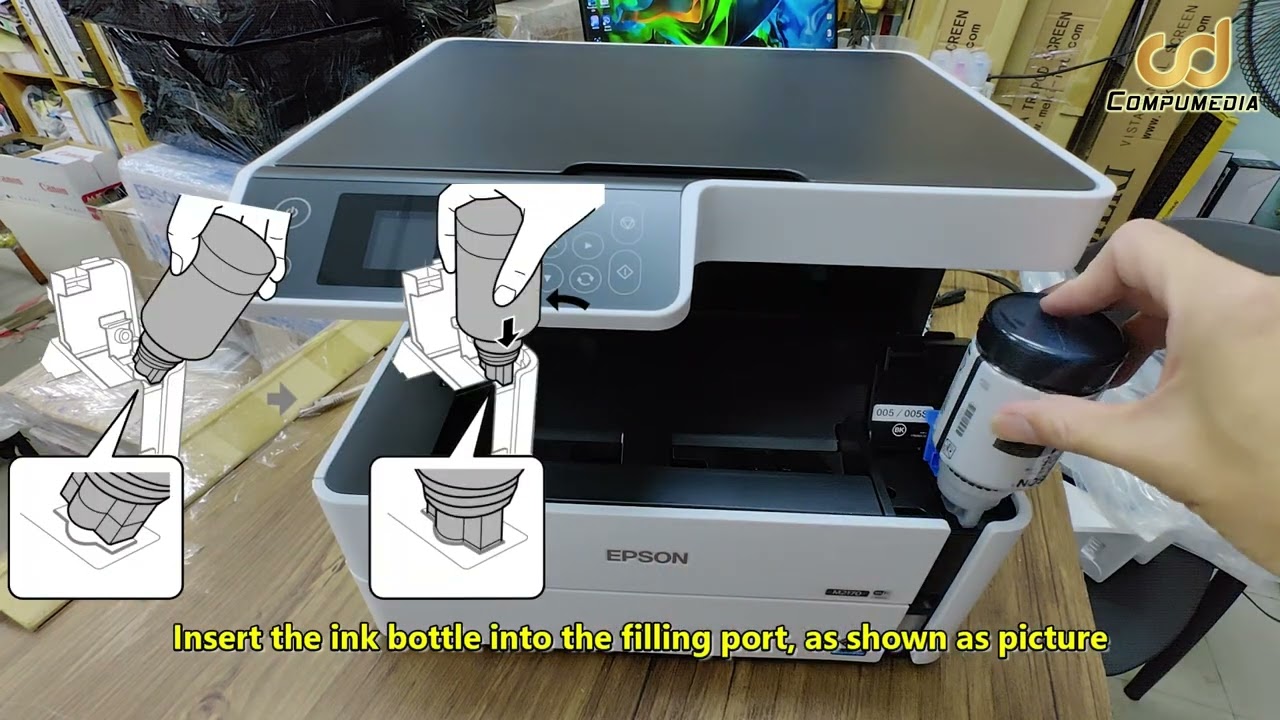 Epson EcoTank Monochrome M2170 InkTank Printer Unboxing #epson #monochrome #m2170 #inktank #printer