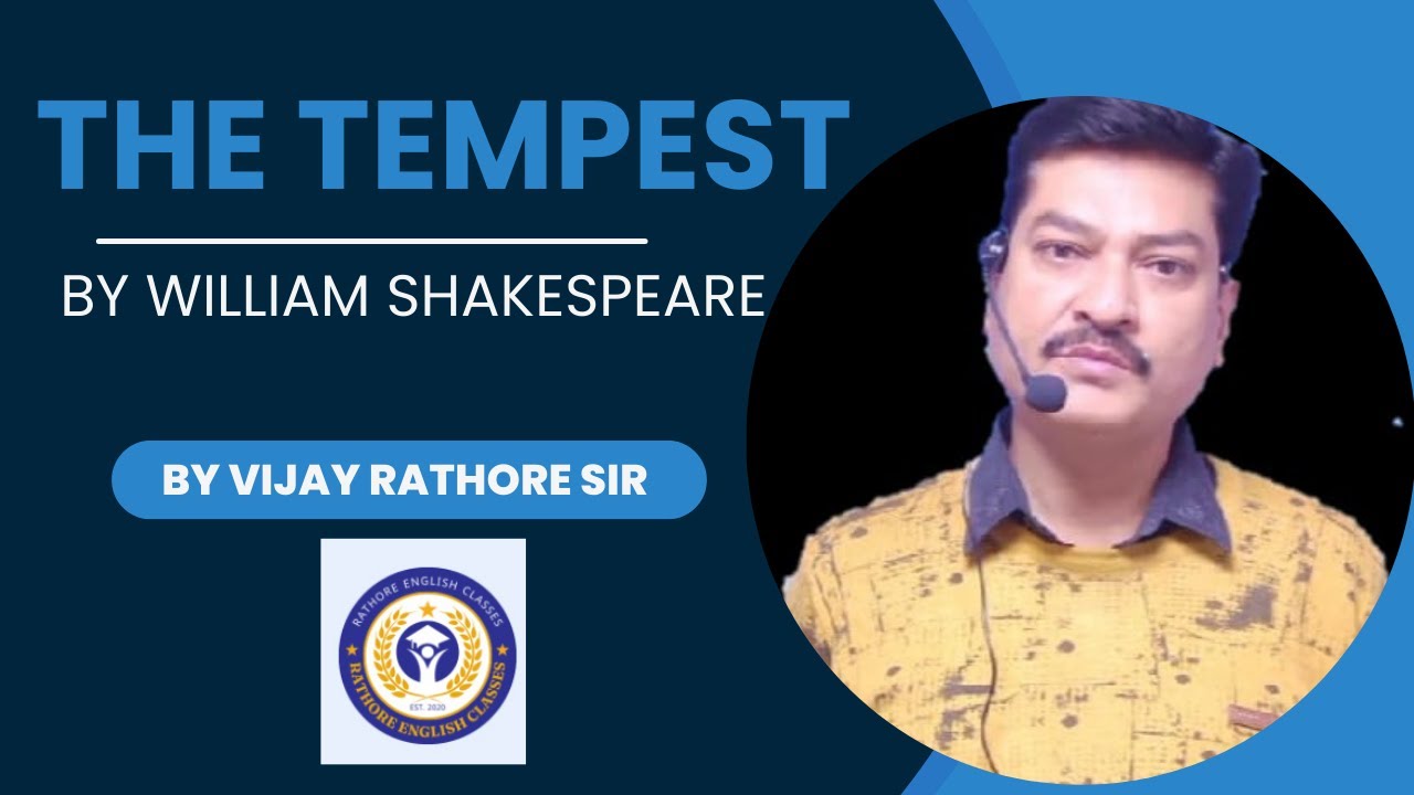 The Tempest:  #William Shakespeare, #English Literature, #ctet  #englishgrammar : #mptet
