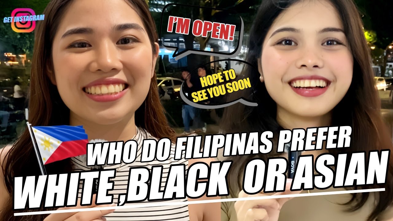 🇵🇭White, Black, or Asian? Who Do Filipinas Prefer? | Street Interview in Cebu, Philippines