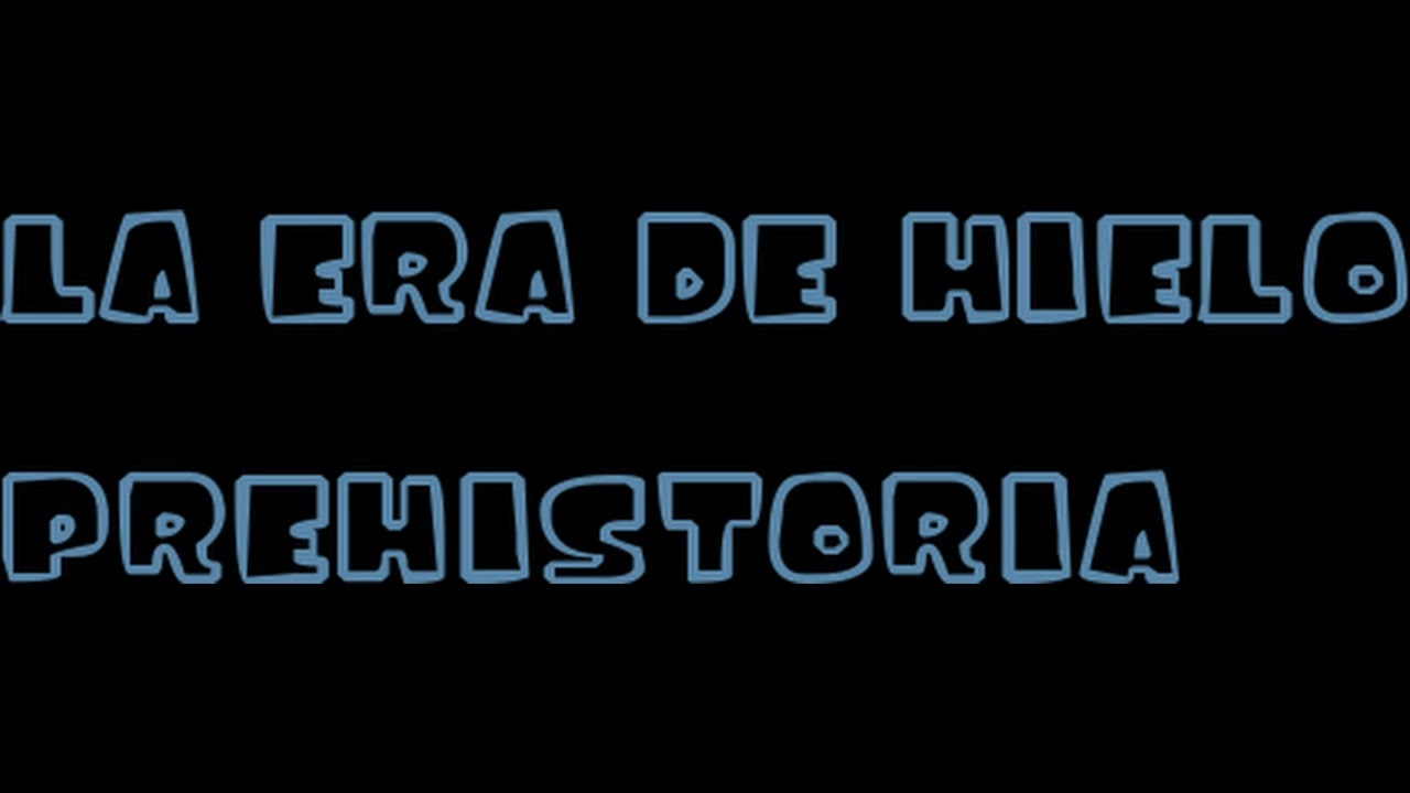 Creepypasta - La Era de Hielo: Antes de Prehistoria.