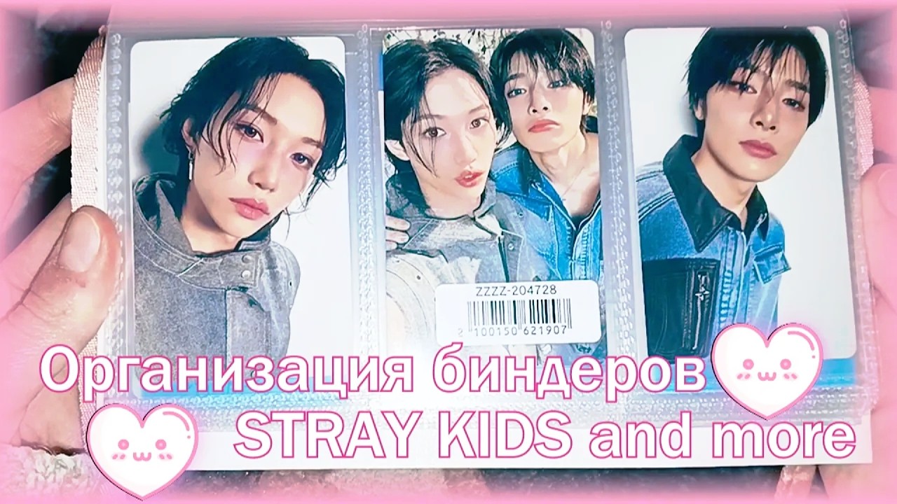 Организация и небольшой обзор биндеров Stray kids, чонликсы, от8 и др. 1 часть