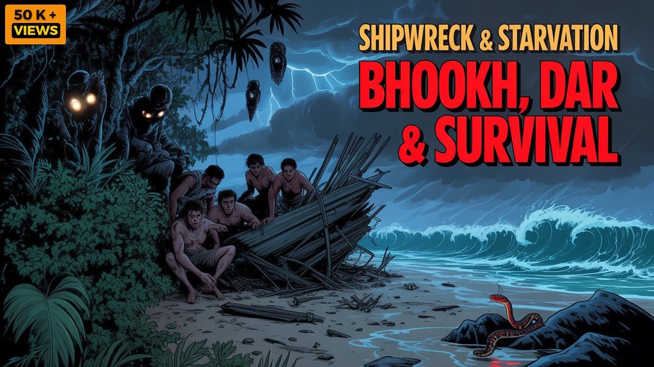 The Lost Isle Mystery: Survivors of the Spanish Shipwreck | survival story in Hindi