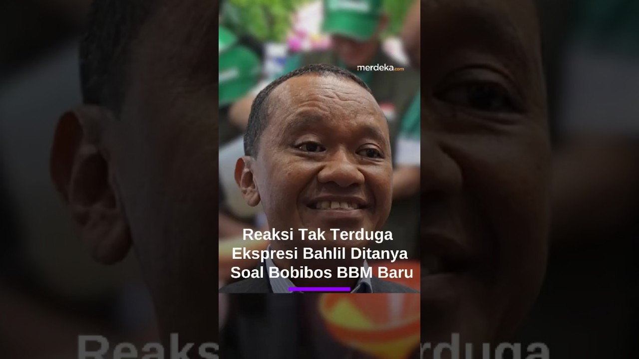 Ekspresi Menteri ESDM Bahlil Ditanya Soal Bobibos BBM Baru Berasal dari Nabati