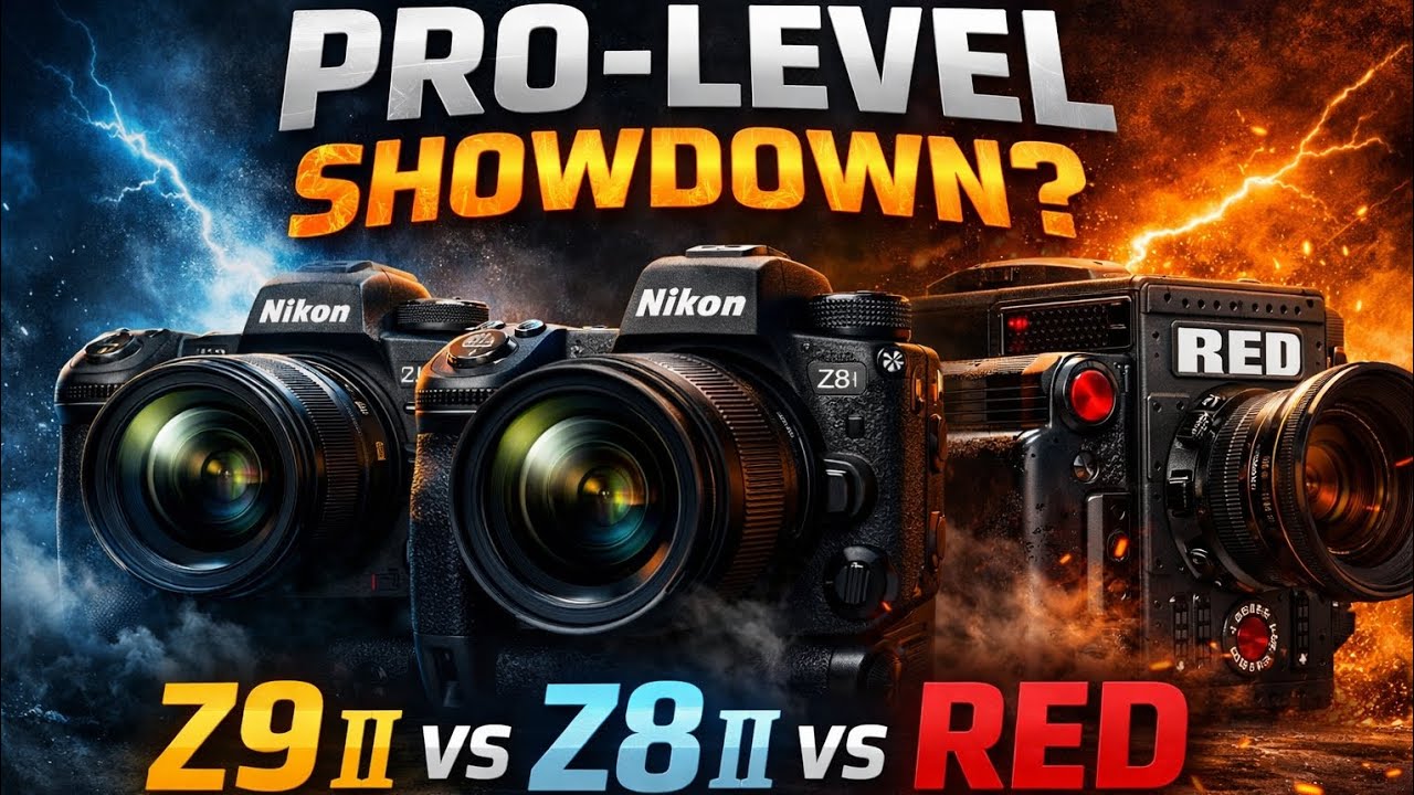 “Nikon Z9 II vs Z8 II vs RED Cinema – Which Camera is Truly Pro-Level?”
