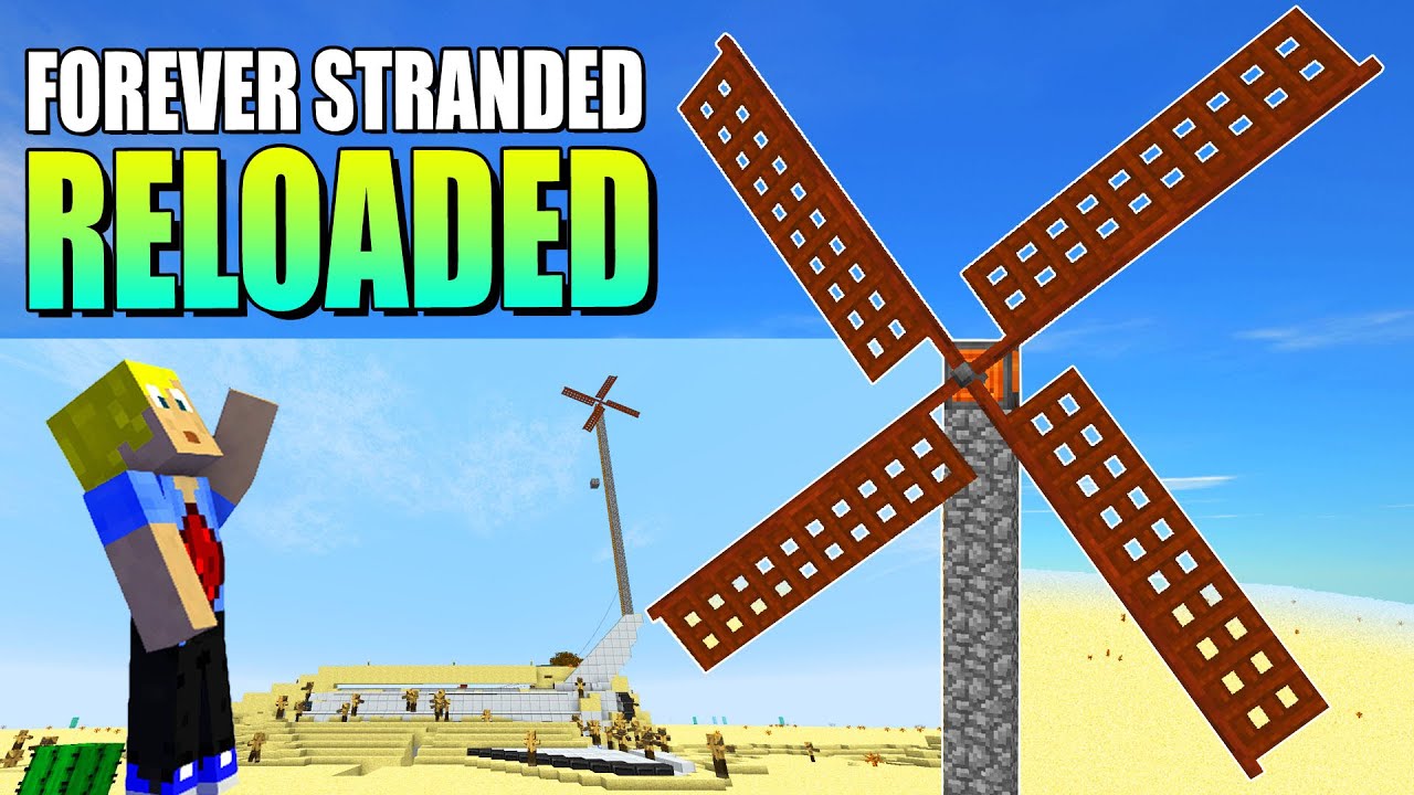 STROMMANGEL! Wir bauen das erste Windrad! - Minecraft Modpack Forever Stranded #14