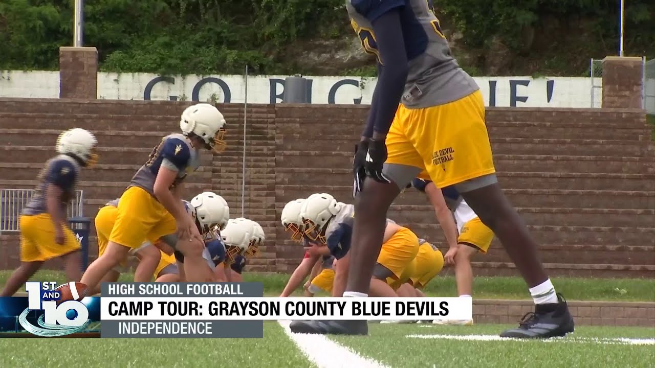 1st and 10 Camp Tour: Grayson County Blue Devils