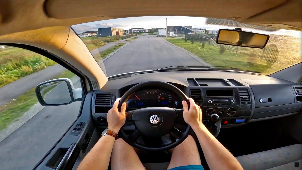 POV Test Drive VW Transporter T5 1.9TDI 77kw 2005