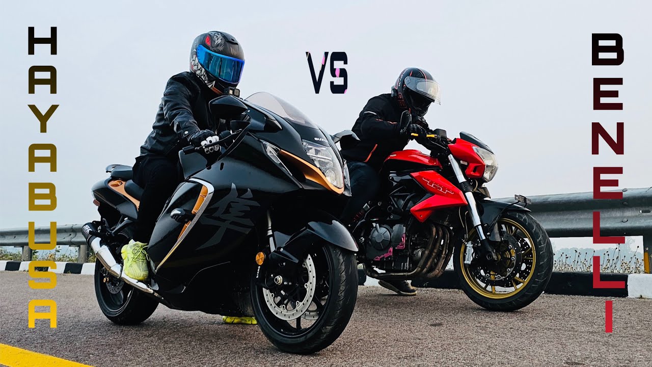 SUZUKI HAYABUSA GEN3 vs BENELLI 600i RACE 😱