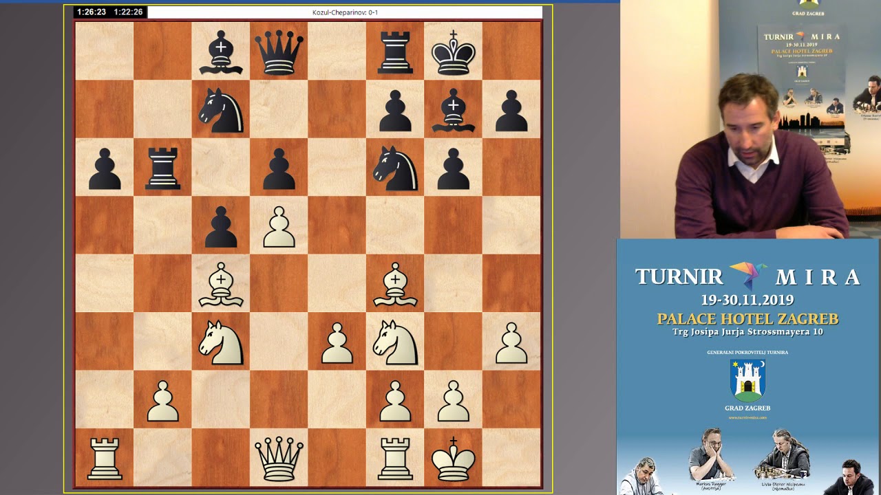 Turnir Mira Zagreb 2019. Kožul - Cheparinov