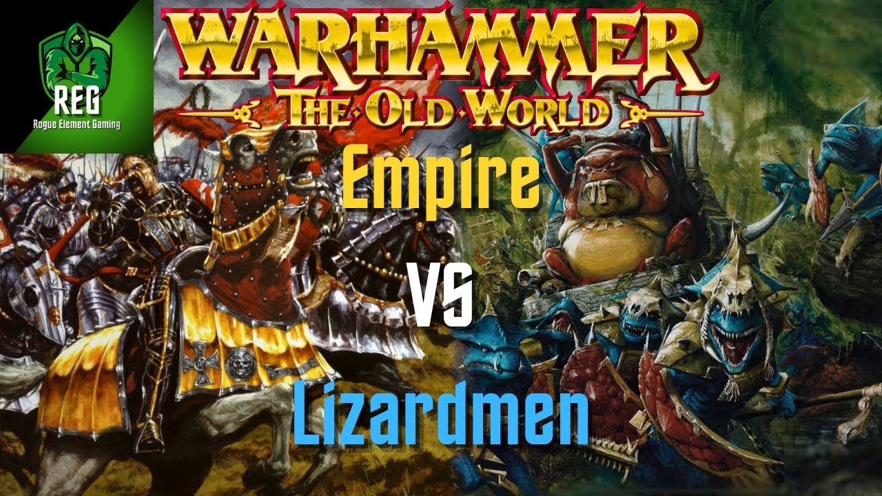 Warhammer The Old World Battle Report | Empire vs Lizardmen