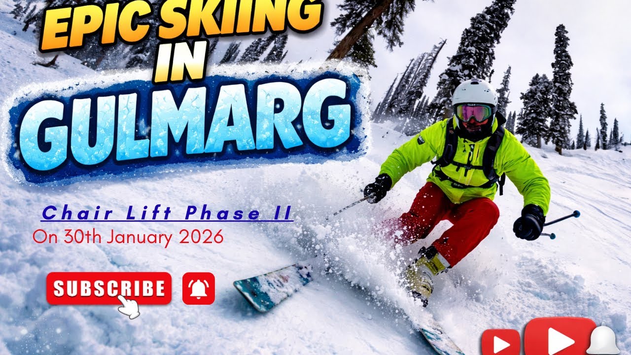 Ski in Gulmarg Chair Cable 30 January 2026