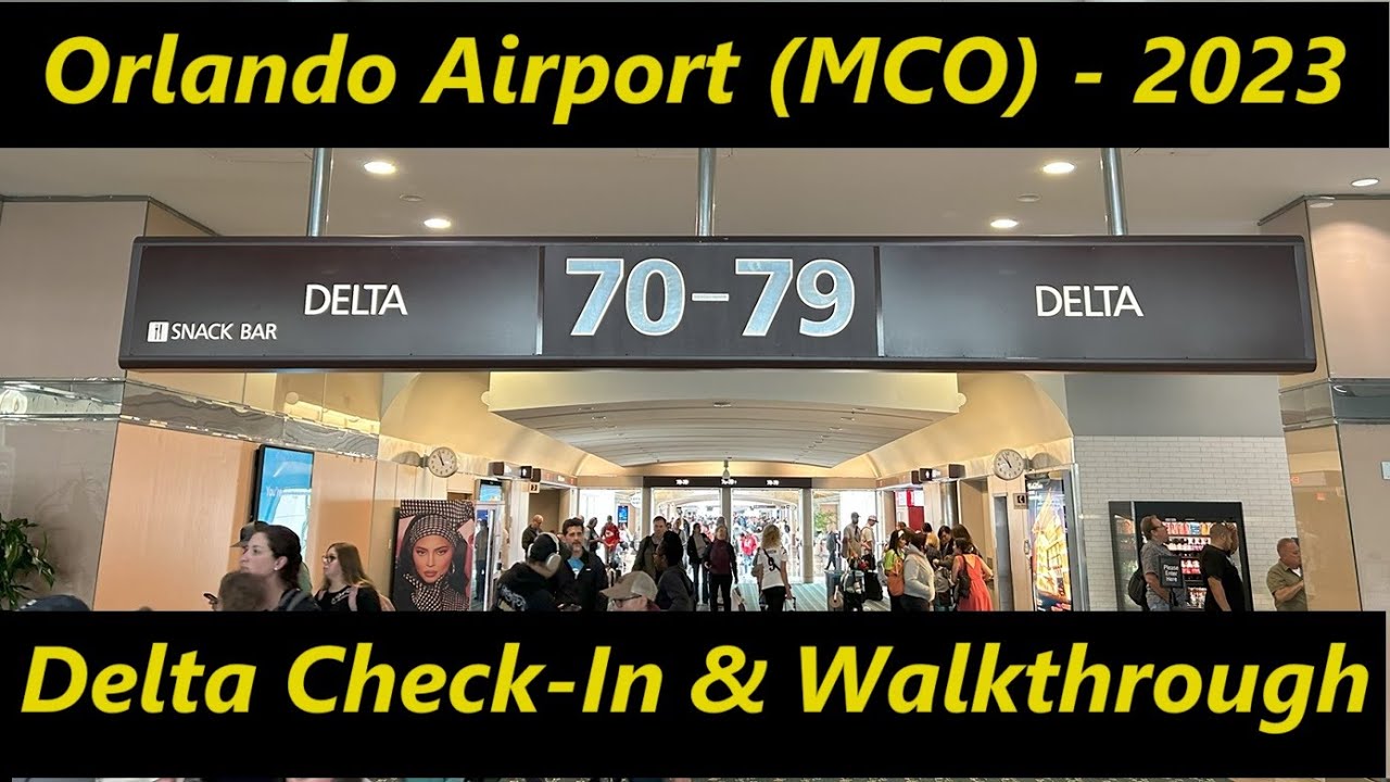 Orlando Airport (MCO) - Delta Check-In & Walkthrough
