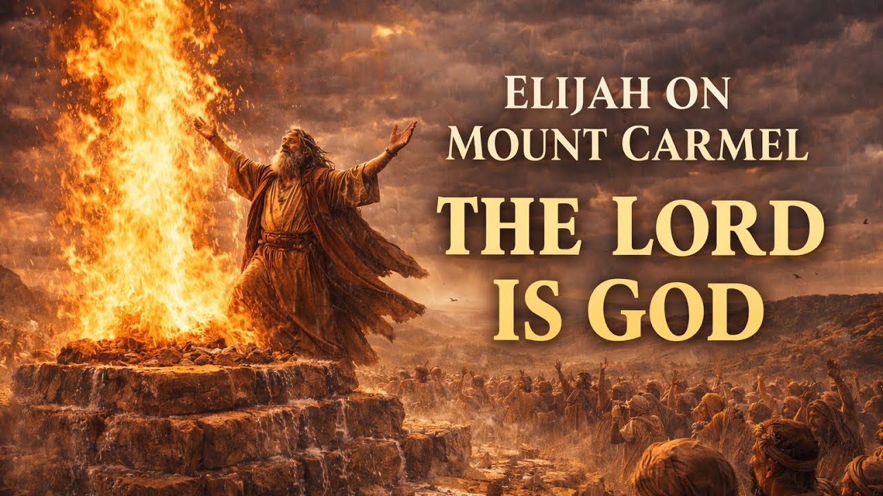 Elijah on Mount Carmel | The Lord Is God 🔥 | Fire from Heaven & The Return of Rain | Bible Story 