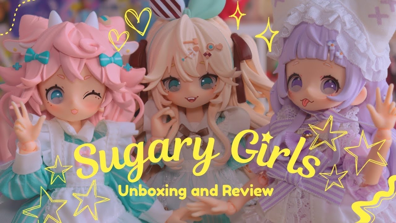 Unboxing the cutest blind box dolls / Sugary Girls MJD blind box doll unboxing and review